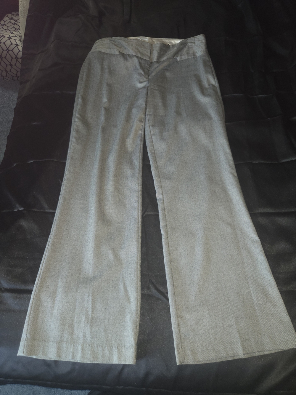 Studio Y Gray Wide-Leg Trousers